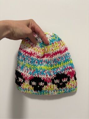 NEW! Women’s Multicolour Skull Knit Beanie